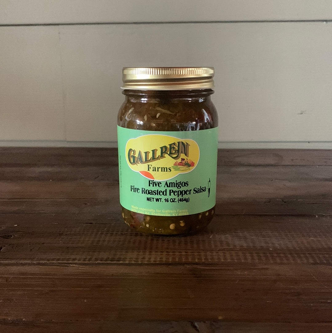 Five Amigos Fire Roasted Pepper Salsa