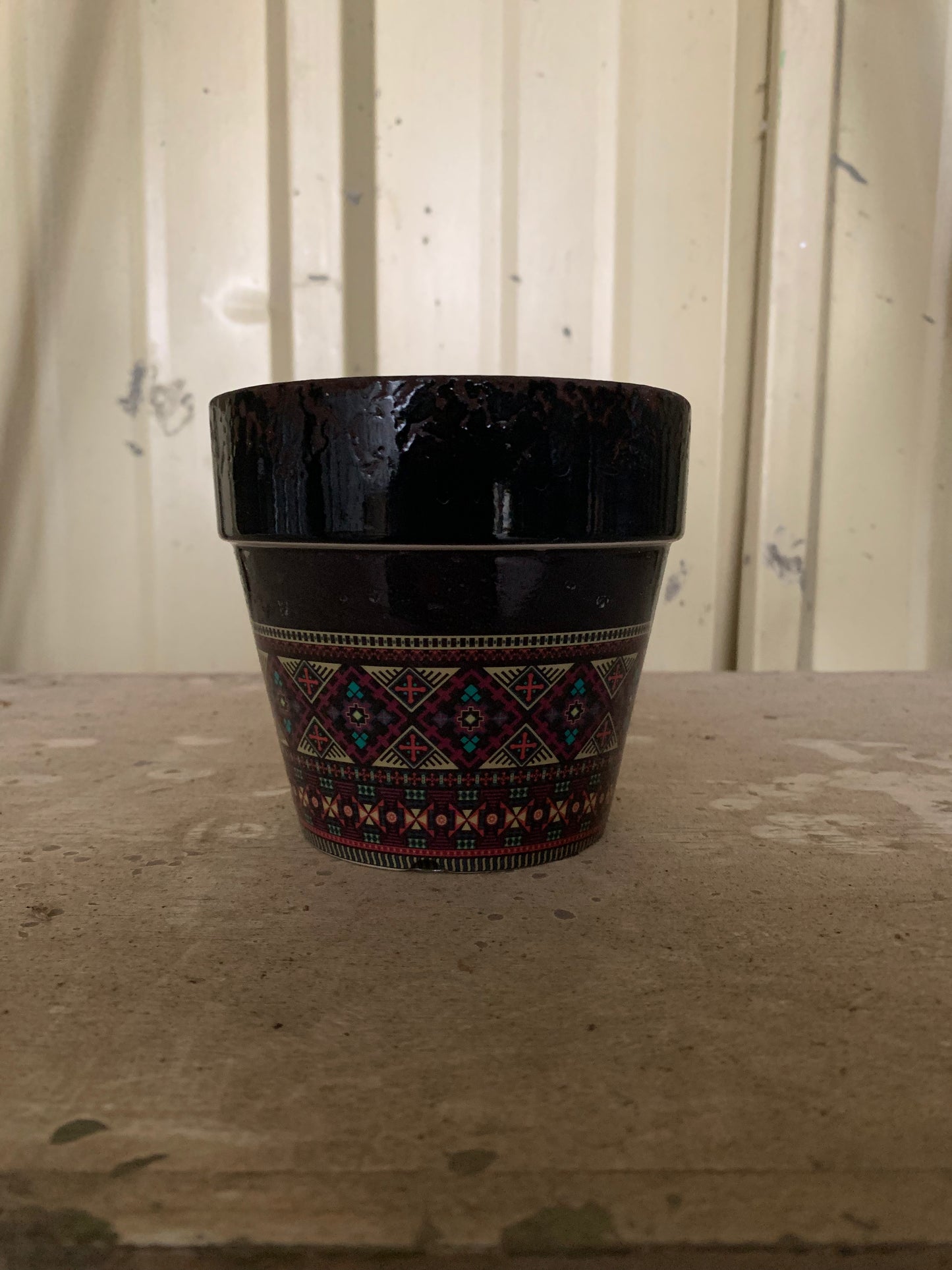 Small Patterned Pot