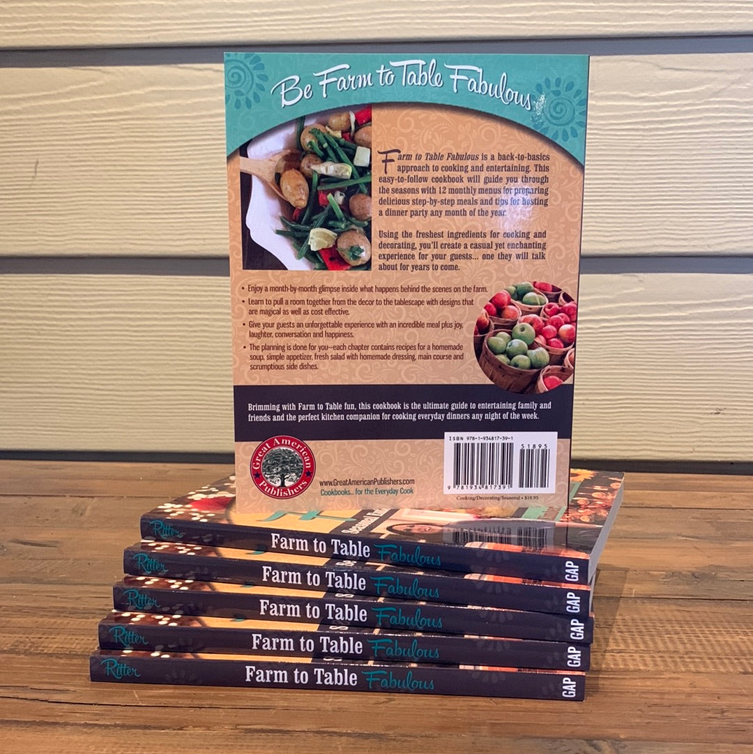 Farm to Table Fabulous Cookbook