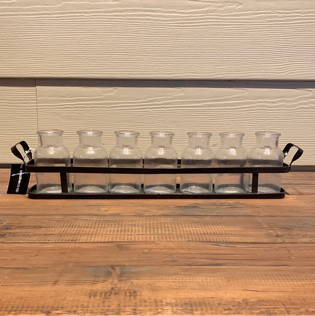 Small Glass Vase Set