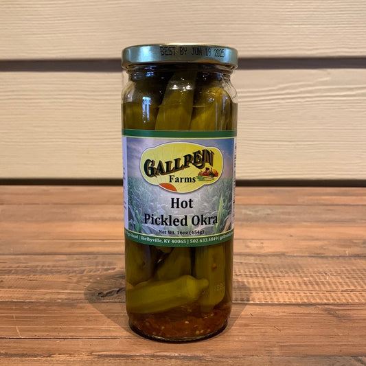 Hot Pickled Okra